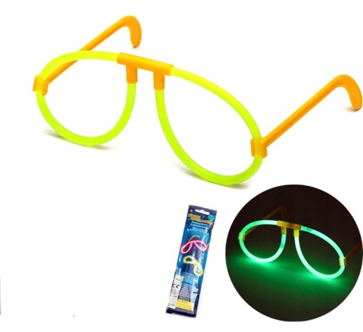 ŽIARENÉ OKULIARE NA SILVESTRA hračka pre deti FLUIORESCENT LED LED