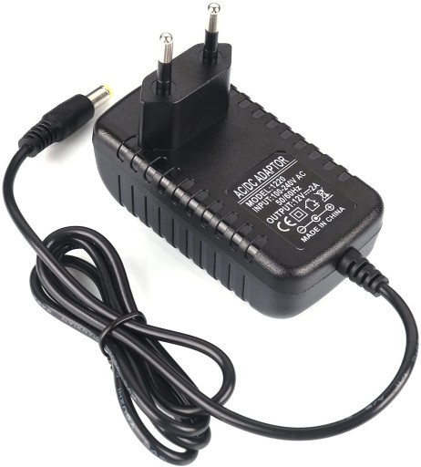 Napájací zdroj/nabíjačka 12V/2A - zástrčka DC 5,5/2,1mm