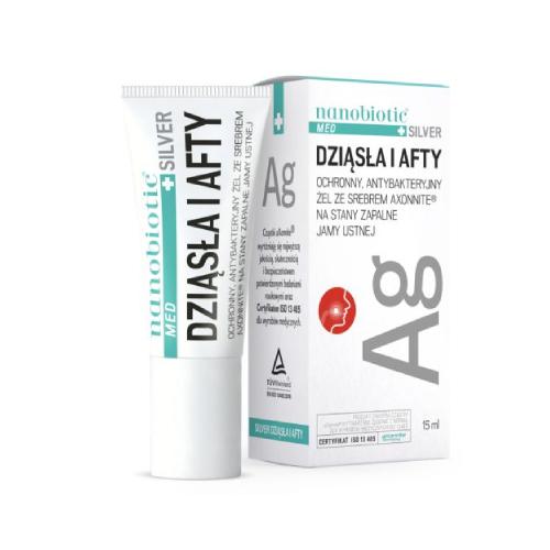 Nanobiotic Med Plus Silver Gél na ďasná a afty