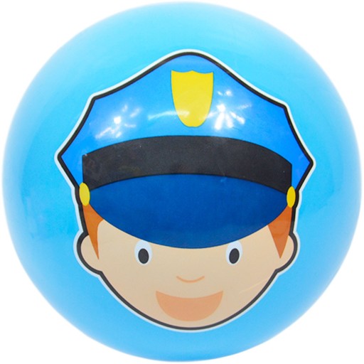 134388 POLICAJSKÁ GUMOVÁ LOPTA 23 CM ART