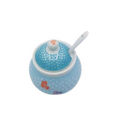 Porcelánová cukornička Wellberg s 200 ml lyžičkou