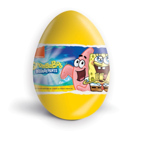 ČOKOLÁDOVÉ PREKVAPENIE VAJCIA SPONGEBOB 3-BAL