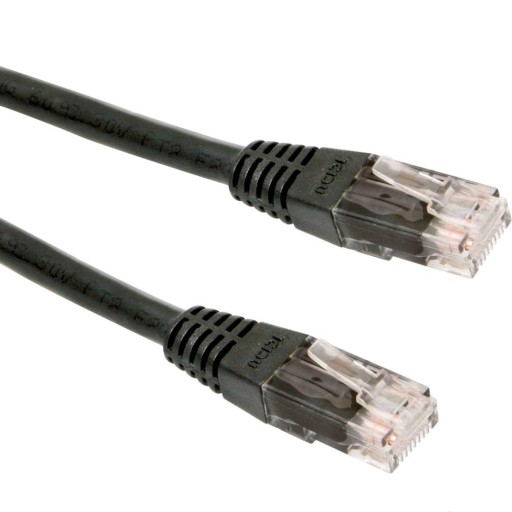 Gembird PP12-3M/BK UTP sieťový kábel kat.5e Patch kábel RJ-45 (3 m) čierny