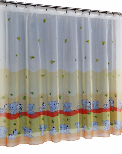 MG ZÁCLONA voál ELEPHANTS YELLOW výška 160cm WM01/02 pol.