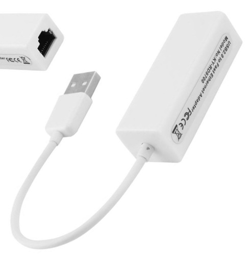 LAN ETHERNET USB KARTA NA KÁBLI RJ45 100 Mbps INTERNETOVÝ KÁBEL LAPTOP