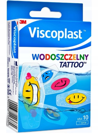 Viscoplast Vodotesné náplasti pre deti, 10 ks