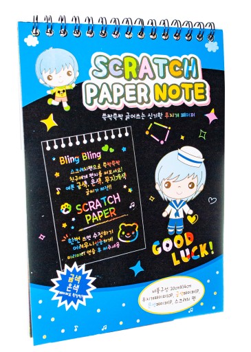 Zoškrabávacia maľovanka pre deti Blokový notebook Súprava dotykového pera