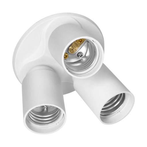Virone Adapter Splitter Adaptér pre svetelné zdroje E27 Úzke