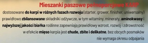 KRMIVO PRE PESTOVATEĽA KAPRA 29% KRMIVO PRE RYBY 5kg UNIPASZ
