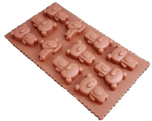 MEDVEĎ SILIKÓNOVÁ FORMA NA ČOKOLÁDOVÉ PRRALÍNY MEDVEDY