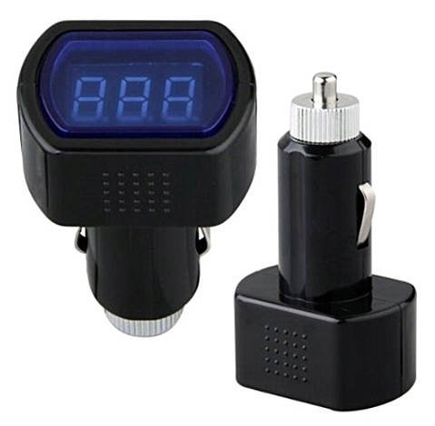 TESTER BATÉRIÍ VOLTMETER 12V 24V LCD I6S37