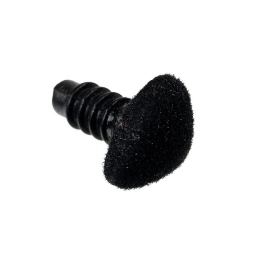 3 ks. - flockovaný upínací nos 10x8mm, čierny