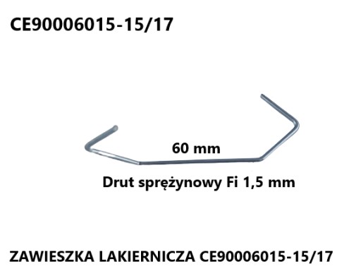Prívesky farby S CE90006015-15/17 100 ks.