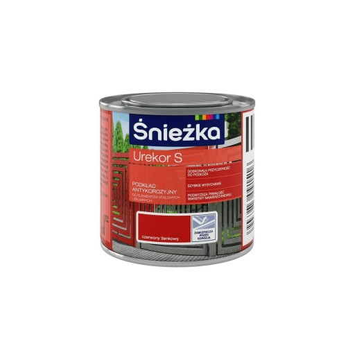 Urekor S Red Oxide farba 0,2L Śnieżka
