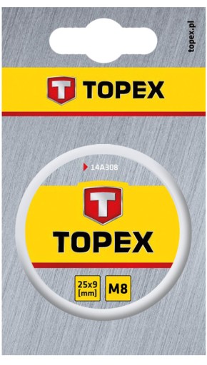 TOPEX matrica 14A308 M8 25x9mm DIN233