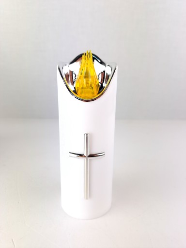 VEĽKÁ LED VLOŽKA SVIEČKY NAPÁJANÁ AKUMULÁTOROU 15cm PRE GRANES VLOŽKY SVIEČKY
