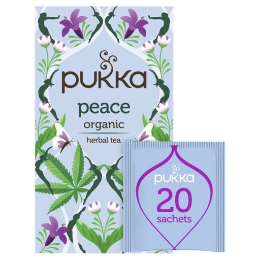 Pukka MINT HAMOMILE Organic PEACE Konopný olej 20 vrecúšok