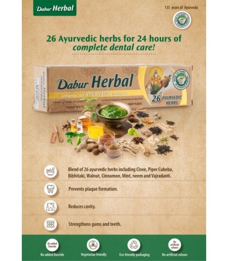 Dabur Pasta Ayurvedic Complete Care 26 100ml