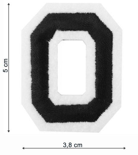 TERMO nažehľovacia náplasť LETTER O Letter Patch