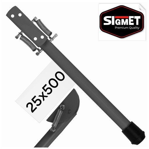 Podpera dverí 25x500mm šedá NOŽNÁ NOHA