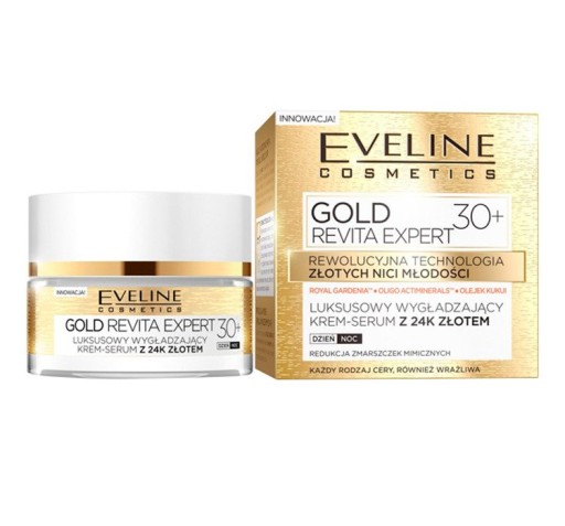 Eveline Gold Revita Expert pleťový krém-sérum