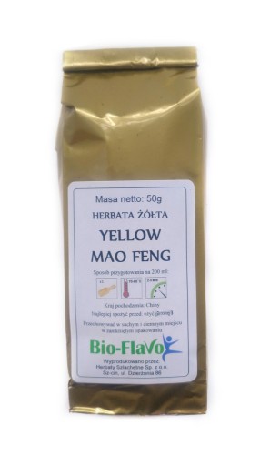 Žltý Mao Feng žltý čaj 50g Flavo