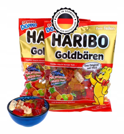 HARIBO Golden Bears ovocné želé 175 g z Nemecka