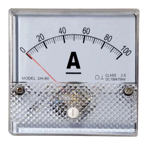 ANALOGOVÝ AMPÉROMETER Štvorcový ampérmeter VEĽKÝ PANEL 100A