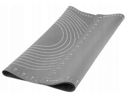 SILIKÓNOVÁ DOSKA SKLADACIA PODROŽKA SIVÁ 70x50cm XL VEĽK