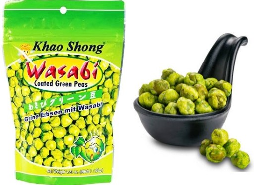 ZELENÝ HRÁŠOK S WASABI 120g KHAO SHONG