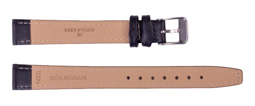 JORDAN KERR REMÍN NA HODINKY, ČIERNA, sr. 14 mm XXL