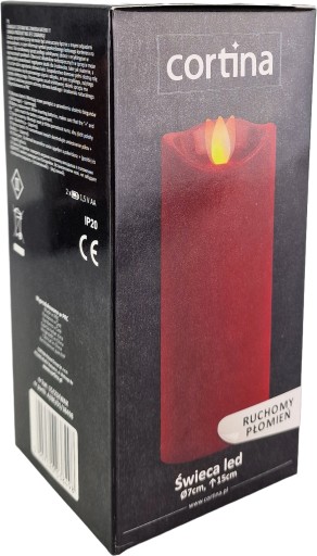 LED SVIEČKOVÁ VLOŽKA DO SVIEČKY SVIEČKA S POHYBNÝM PLAMEŇOM SVIEČKA NA BATÉRIU 15cm