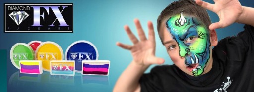Diamond FX farba na tvár a telo 10 g Essential Azure Light