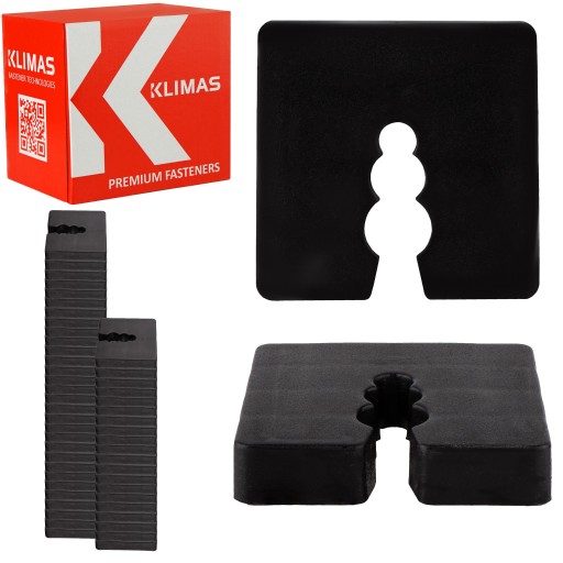Plastové rozpery 10 mm 50 ks pre niveláciu Klimas DW