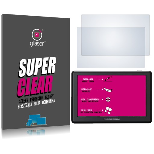 Ochranná fólia GLLASER SuperClear SC Modecom FreeWAY CX 5.0 / 2 kusy