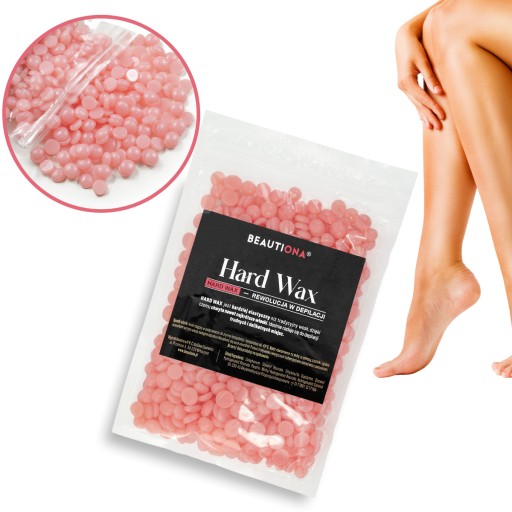 Tvrdý PINK telový vosk na depiláciu po kvapkách 100g tvrdý vosk ružový