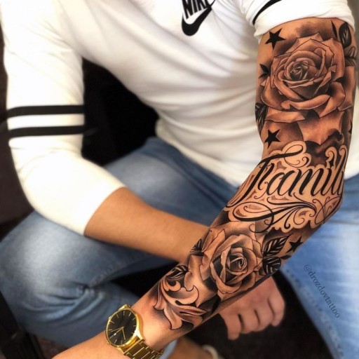 TETOVANIE S RUKÁVOM TETOVANIE Sleeve Rally Realny Rôzne