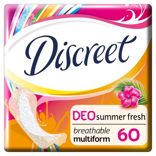 DISKRÉTNE VLOŽKY 60 KS DEO letné svieže
