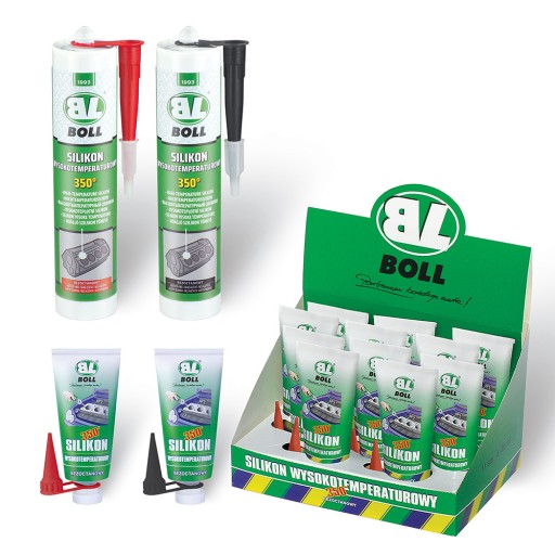 BOLL VYSOKOTEPLOTNÝ SILIKÓN ČIERNY 80ML