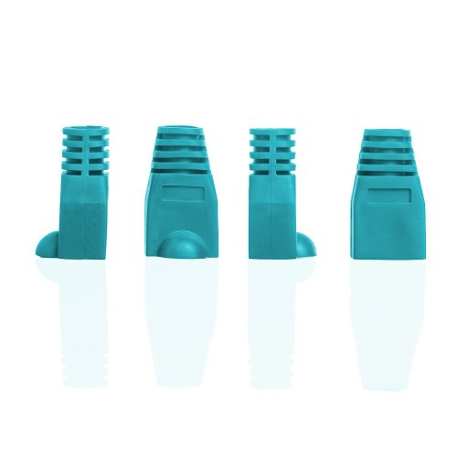 Netrack RJ45 8p kryt zástrčky zelený (100 ks)