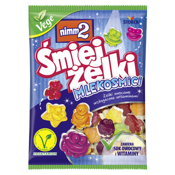 nimm2 Śmiejżelki Mlekosmici ovocné želé obohatené o vitamíny 90 g