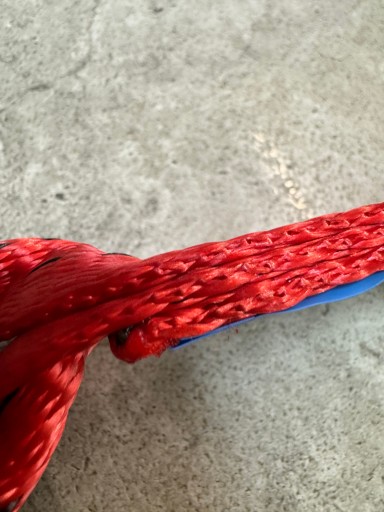 Zosilnený postroj na autotransportér šitý Silne prešívaný 50 mm 45 cm E0E0