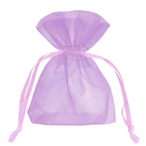 Ružové organzové vrecúška 10x15 cm veľké 10 ks