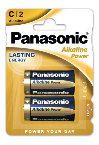 Alkalické batérie Panasonic LR14 C 2 ks.