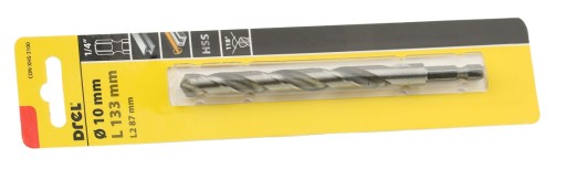 HSS VŔTAČKA DO KOVU VŔTAČKA ŠESTIHRANNÁ RÚČKA 10 mm