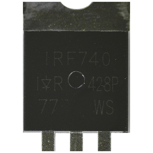 IRF740 MOSFET tranzistor TO220 10A 400V 125W