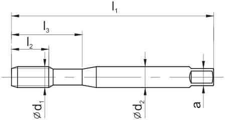 M6-ISO2(6H) DIN-352 HSS závitník