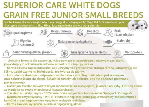 Nature's Protection Superior Care White Mini JUNIOR WHITE FISH 500g HMOTNOSTI