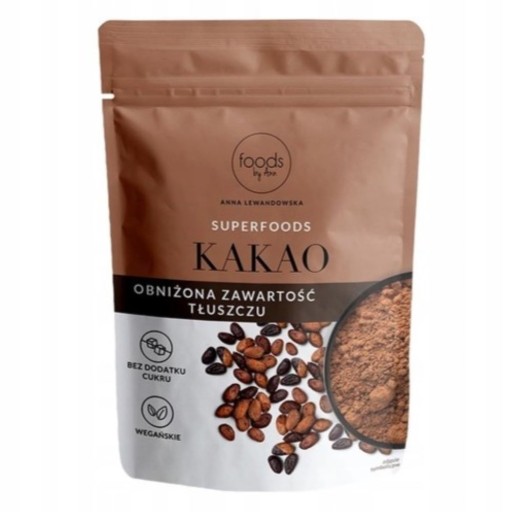 PRÍRODNÝ KAKAOVÝ PRÁŠOK, NEALKALIZOVANÉ, NÍZKOTUČNÉ POTRAVINY OD ANN 100G