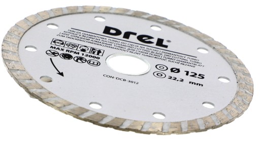 Diamantový kotúč Drel Turbo 125 mm